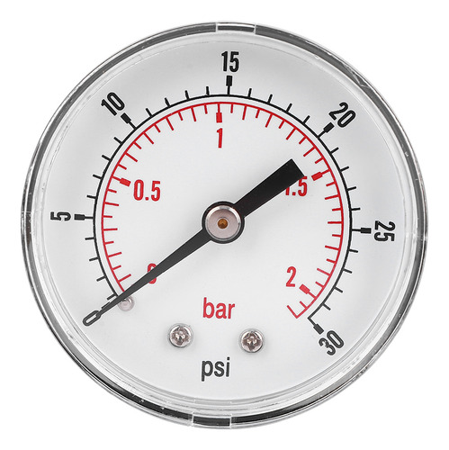 Manómetro Británico De 0-30 Psi, 0-2 Bar, 1/4 Bspt, Dial De