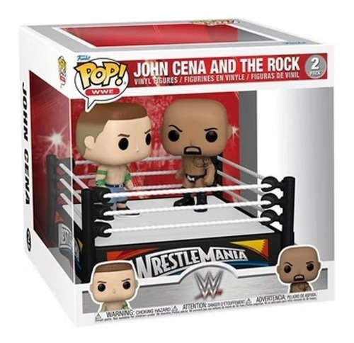 Funko Pop John Cena And The Rock Wwe Wrestlemania