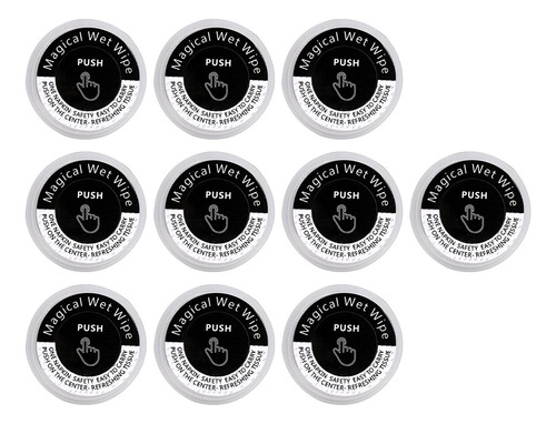 Toalla Comprimida Tejidos Ligeros De Monedas Para 10 Granos