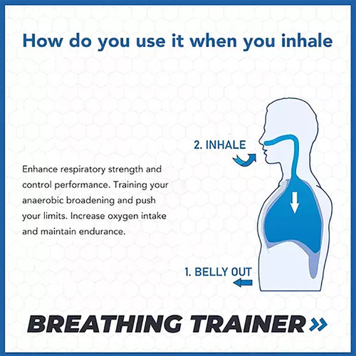 2 Entrenador Físico Para Ejercicios Pulmonares, Ejercitador