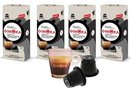 Kit 40 Cápsulas De Café Italiano Para Máquinas Nespresso