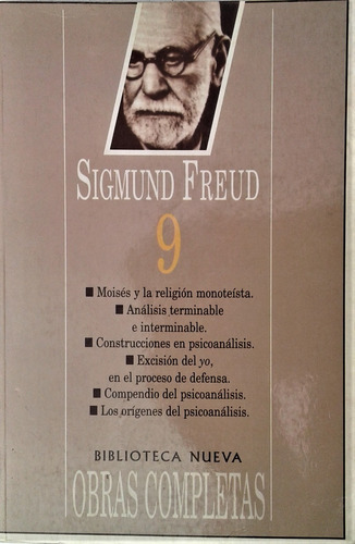 Obras Completas 9 - Sigmund Freud - Biblioteca Nueva 1975