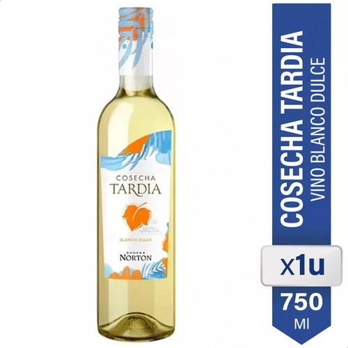 Vino Cosecha Tardia Norton Vino Blanco Dulce Tardio 750 Ml