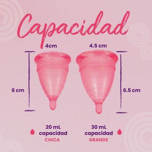 Paquete Copa Colors Y Vaso Esterilizador Angelcup® Color Lila Chica Y Vaso Lila