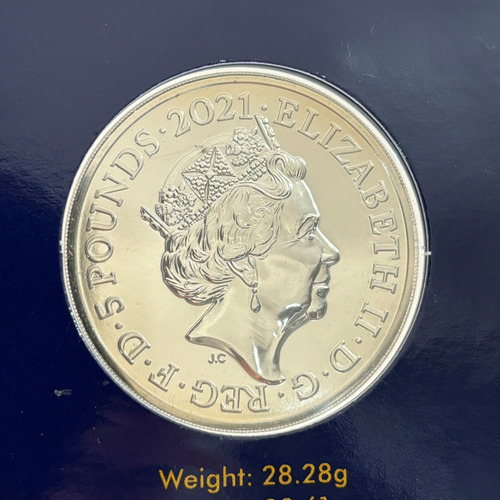 Moeda Inglaterra 2021 95 Anos Da Rainha Elizabeth Ii Cc