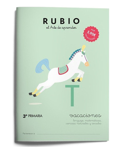 Vacaciones Rubio (3.º De Primaria) (libro Original)