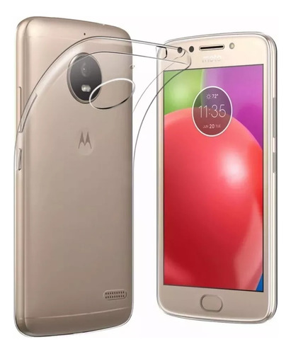 Funda Para Motorola Moto E4 Tpu 100% Transparente Antishock