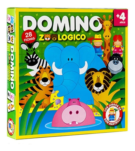 Juego De Mesa Domino Zoologico Don Rastrillo Ruibal