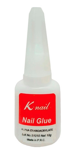 Cola K Nail P/ Unha Postiça Tips Acrigel Gel Fibra 10g Ofert