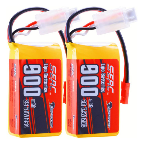 Sunpadow 7.4v 2s Rc Batería Lipo Pequeña 2 B08s2w21cv_260424