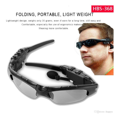 Gafas De Sol Bluetooth Manos Libres Micrófono + Estuche