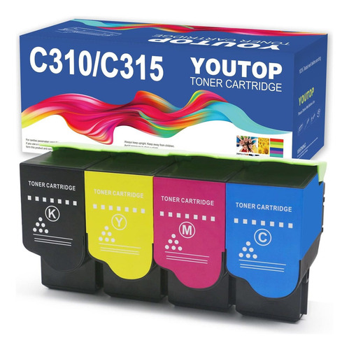 Youtop Cartucho De Tóner De Repuesto Para Xerox C310 C315d.