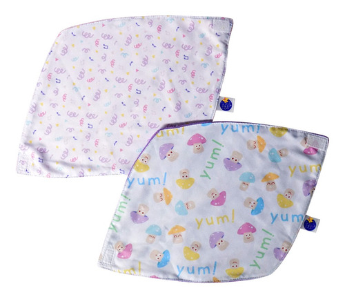 2 Baberos Pañoleta Multiuso Niña - Little Baby Bum - B-18850