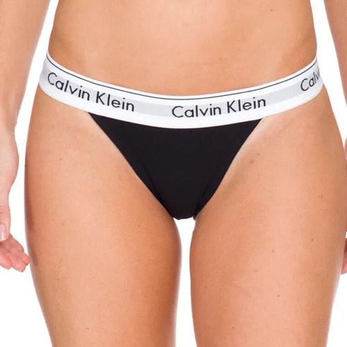 Imagem 2 de 4 de Calcinha Calvin Klein Underwear Monograma Tanga F3898p