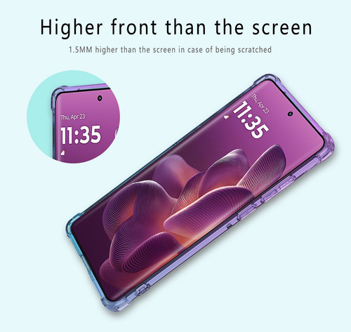 Funda Para Moto Edge 60 Pro Carcasa Case