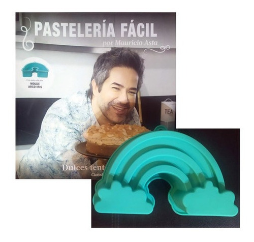 Pastelería Facil Mauricio Asta N° 8 Molde Silicona Arco Ir