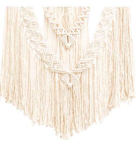 Panel de macramé con hilo de algodón 100%