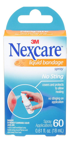 Nexcare Spray Líquido Para Vendaje De 0.61 Onzas (paquete .