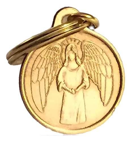 Guardian Angel 1 Bronce Clave Cadena Tag He Will Mando