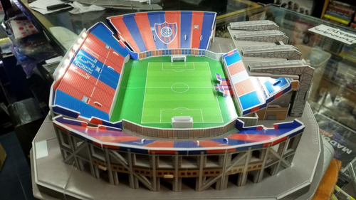 Maqueta Estadio 3d Para Armar! Cancha San Lorenzo Sin Luces