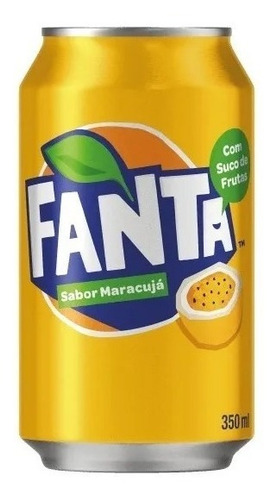 Refrigerante Fanta Sabor Maracujá Lata 350ml