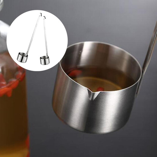 2x Cucharón De Camarero Wine Dipper Con Gancho Para