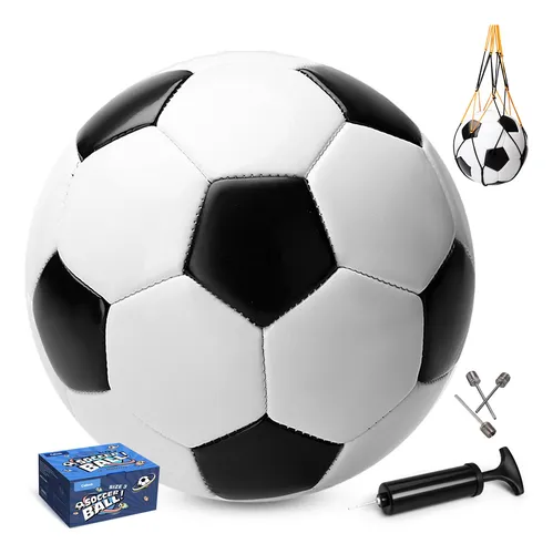 Balón De Fútbol Tamaño 5 Para Niños Y Adultos Con Bomba Y Bo