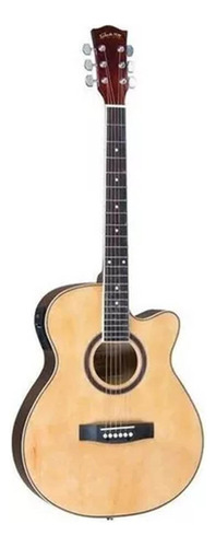 Violão By Strinberg Eletrico Cla40ce Natural C/ Capa E Kit