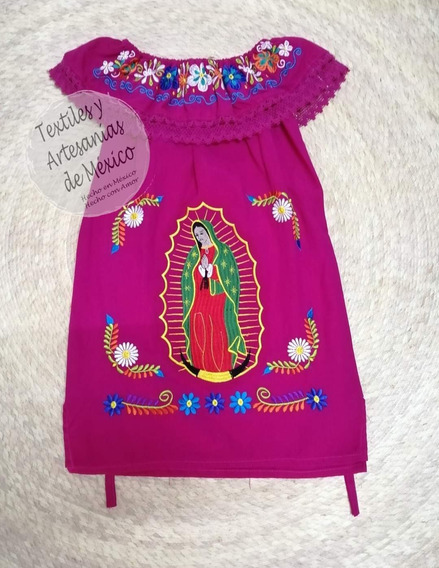 Vestido Para Nina Con La Virgen De Guadalupe | MercadoLibre 📦
