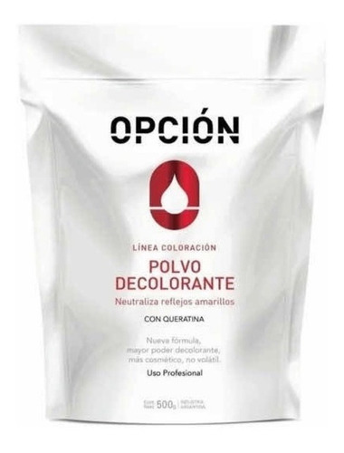 Polvo Decolorante Opcion Con Queratina Peluqueria X 500 Grs