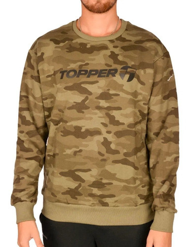 Buzo Topper Rtc Crew Men Comfy Camuflado Asfl70