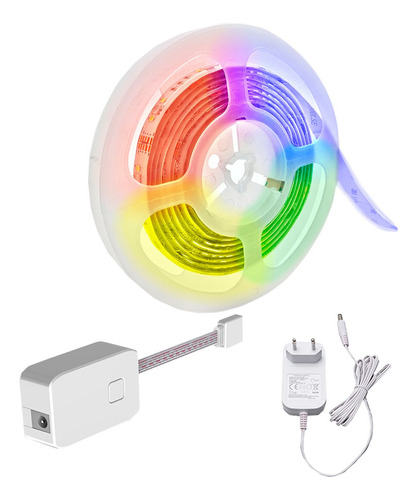 Fita De Led Inteligente Rgb Colorida 5050 Wifi 5m Agl Tuya Tensão de operação 12V - 24V 110V/220V