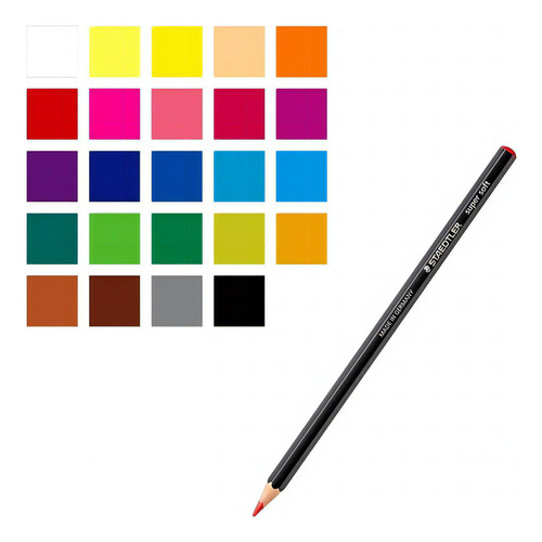 Caja 24 Lapices Colores Staedtler Super Soft Design Journey