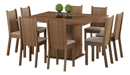 Juego Comedor Madesa Clarice Con 8 Sillas - M/b