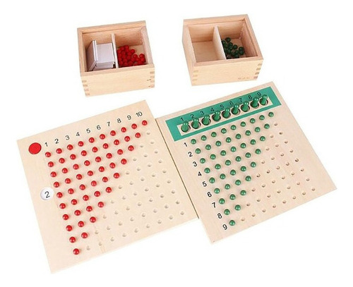 Montessori - Tableros De Multiplicación Y División (madera)