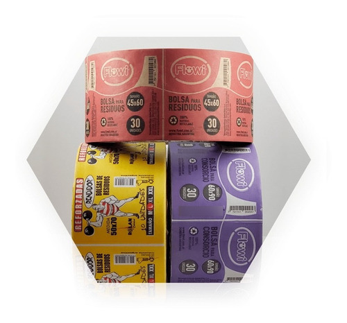 Rollo Papel Engomado 2 Pulgadas Liso X 12 Rollos