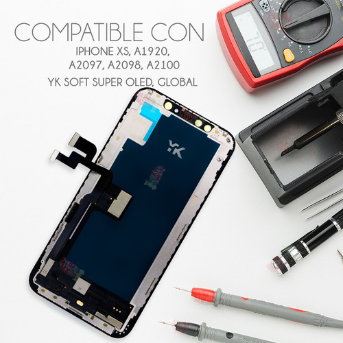 Pantalla Completa Para iPhone XS A1920 Super Oled Con Marco