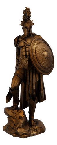 Estátua Ares - Deus Da Guerra - Versão 4 Cor Cor Cobre Antigo