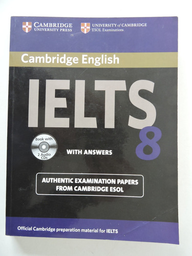 Cambridge English Ielts 8 With Answers - Com Os 2 Audio Cd's
