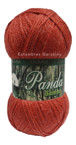 Estambre Panda 25% Fibra De Bambú 75% Lana Australiana Color Chedron