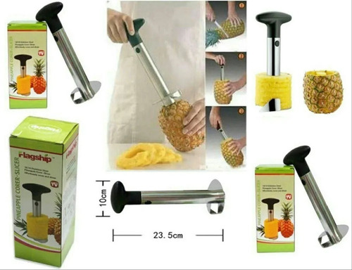 Imagen 2 de 3 de Pelador Cortador Ahuecador De Ananá Acero Inoxidable Oferta