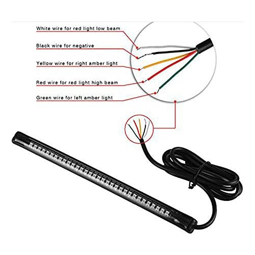Luz De Freno Led Ankia Strip 32 Leds Y 8 Pulgadas, Luz ...