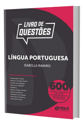 Livro De Questões Comentadas Língua Portuguesa