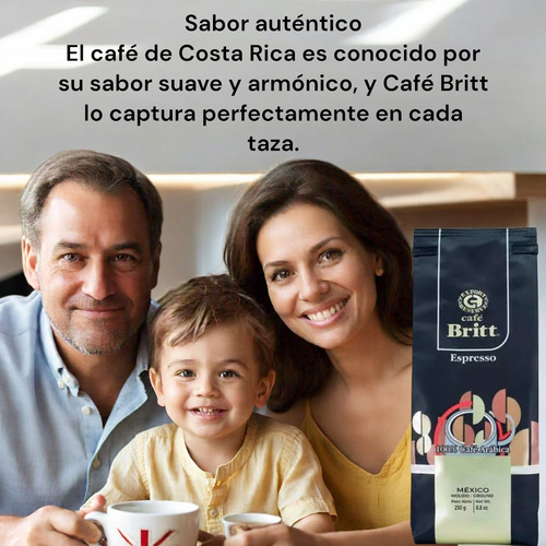 Cafe Britt Combo 2 Paquetes Cafe Espreso Y Tueste Oscuro