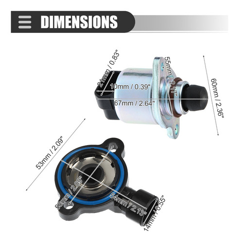 Válvula Iac Y Sensor Posición Acelerador Para Chevy S10 Gmc
