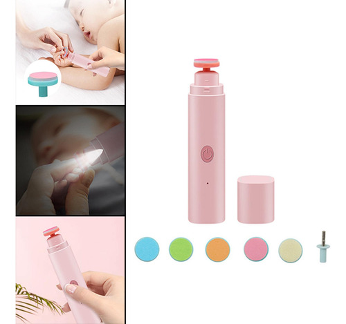 Recortador De Uñas Para Bebés, Cortaúñas Con Luz Led,