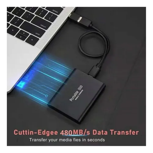 Ssd 4tb Usb 3.1 Tipo Mini Disco Portátil Sólido Externo Azul