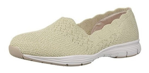 Skechers Mujer Seager-stat-scalloped Collar, Engineered Skec