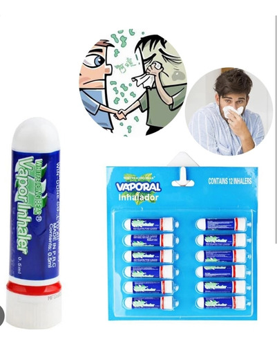 Pack Por 12 Inhalador Nasal Vaporal