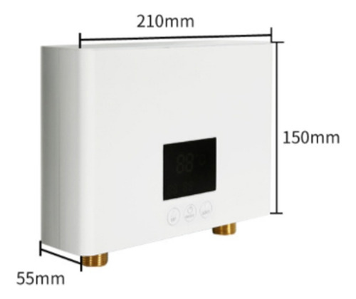 Aquecedor De Água Instantâneo De 3 Kw, Mini Aquecedor De